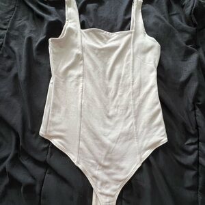 Abercrombie & Fitch Womens Cream Bodysuit